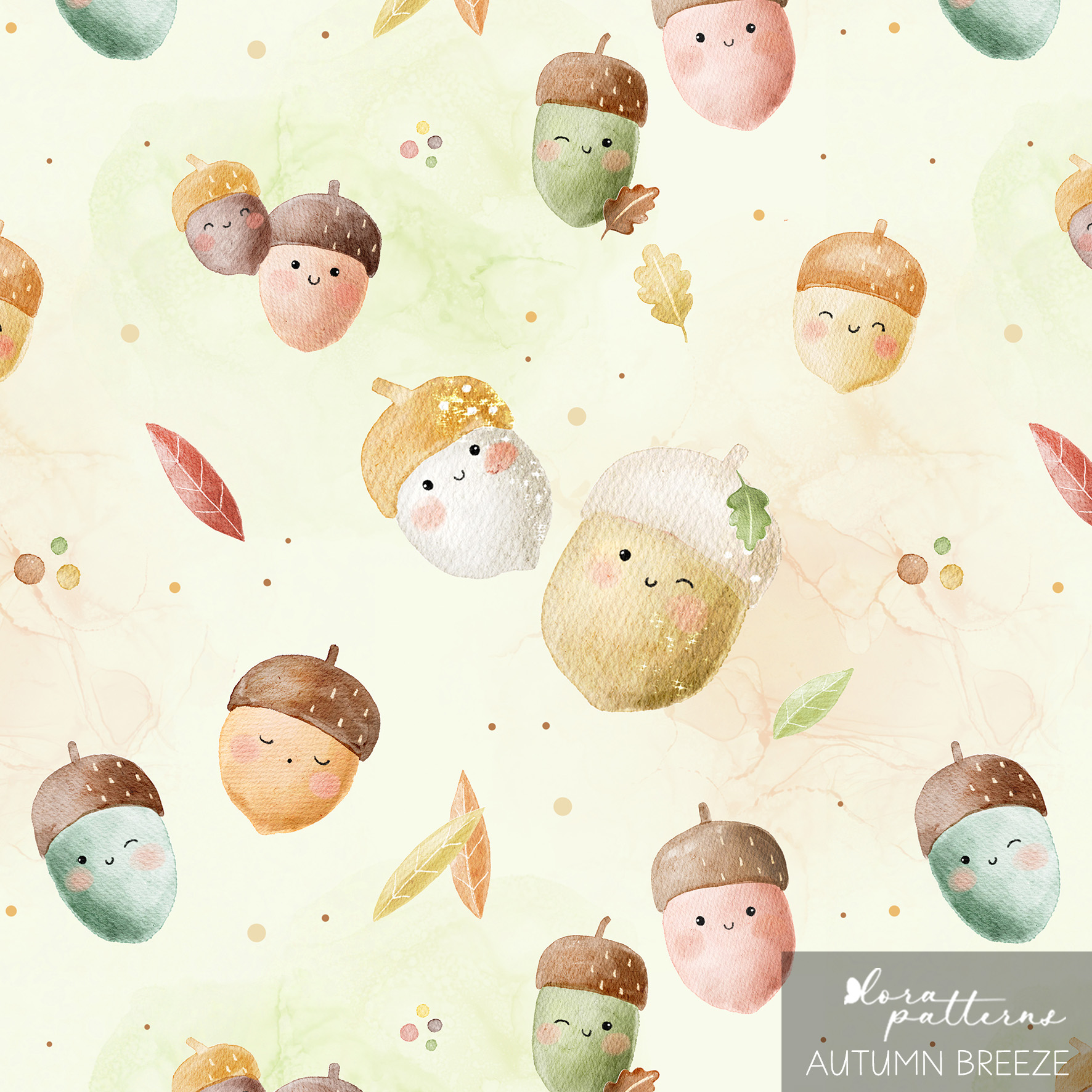 [Exclusive] Colorful Acorns