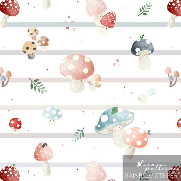 [Exclusive] Colorful Mushrooms