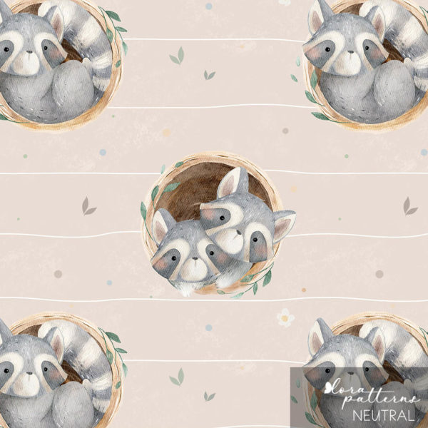 [Exclusive] Little Raccoons in a Wood Log - Image 8