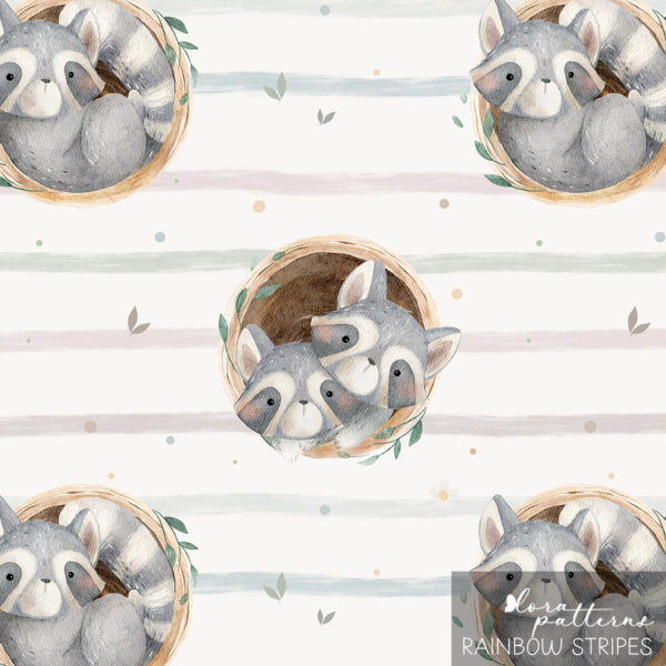 [Exclusive] Little Raccoons in a Wood Log - Image 4
