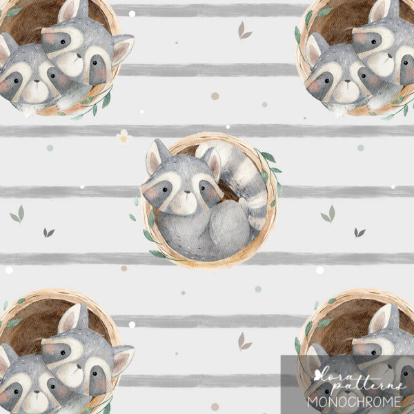 [Exclusive] Little Raccoons in a Wood Log - Image 3