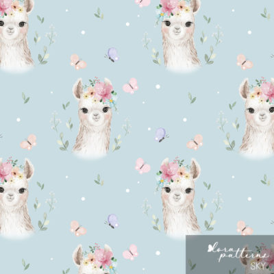 [Exclusive] Llama and Butterflies