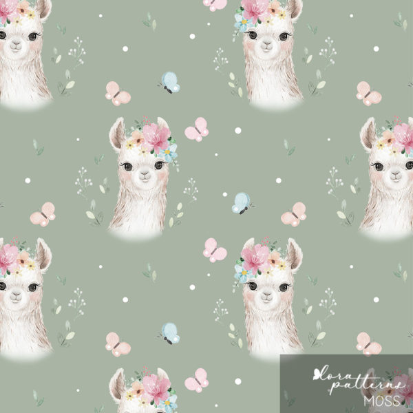 [Exclusive] Llama and Butterflies - Image 8