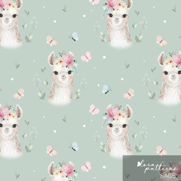 [Exclusive] Llama and Butterflies - Image 7