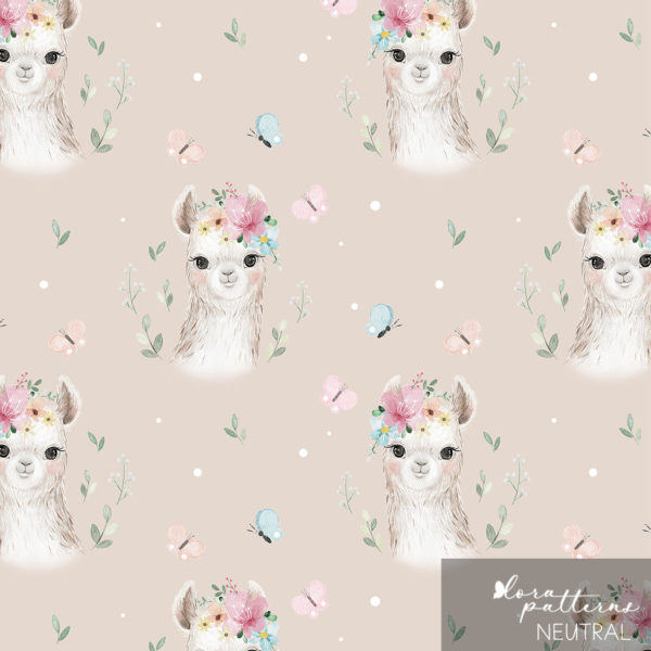 [Exclusive] Llama and Butterflies - Image 5