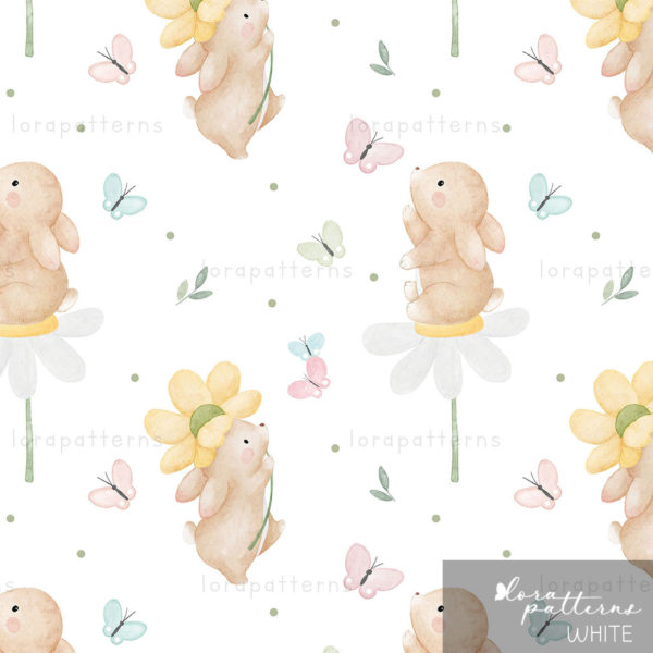 [Exclusive] Bunny and Butterflies - Image 2