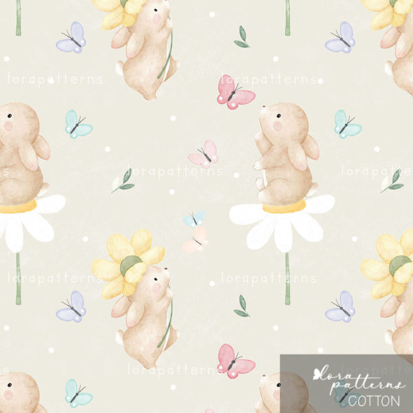 [Exclusive] Bunny and Butterflies - Image 3