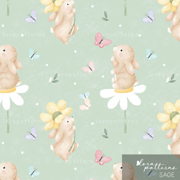 [Exclusive] Bunny and Butterflies - Image 5