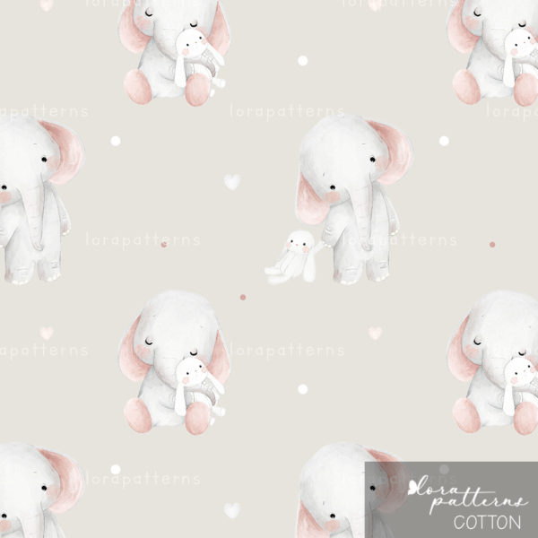 [Exclusive] Elephant and Bunny Doll - Image 8