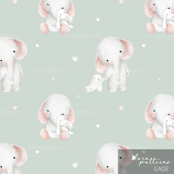 [Exclusive] Elephant and Bunny Doll