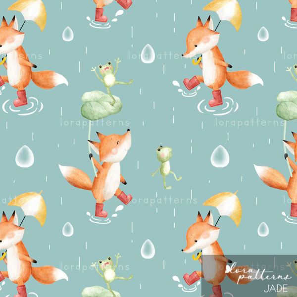 [Exclusive] Fox and Frog in the Rain - Image 8