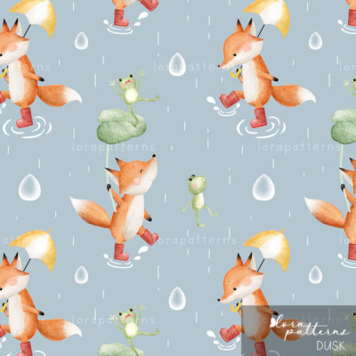 [Exclusive] Fox and Frog in the Rain
