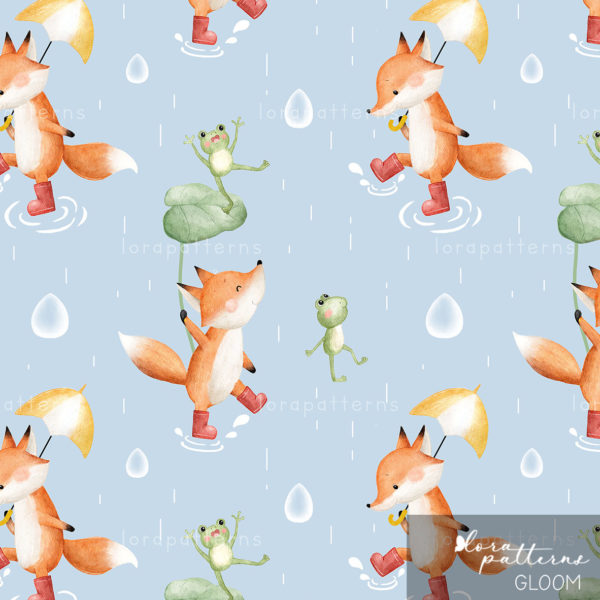 [Exclusive] Fox and Frog in the Rain - Image 3