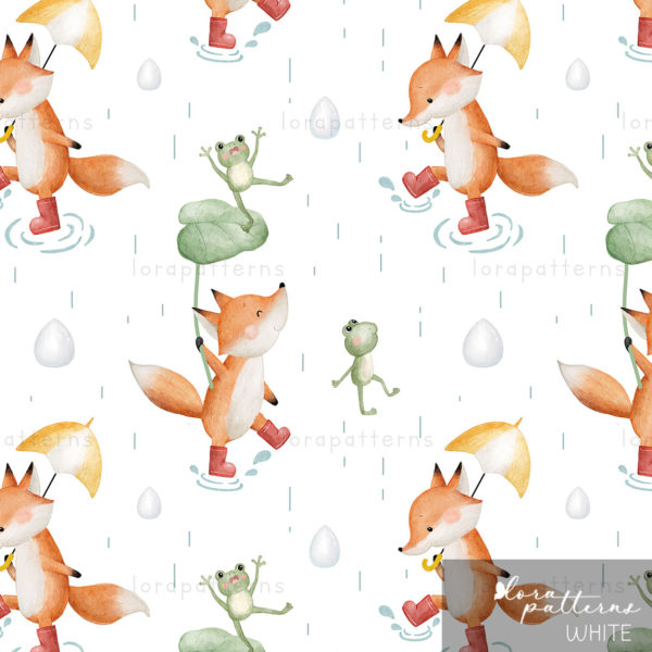 [Exclusive] Fox and Frog in the Rain - Image 2