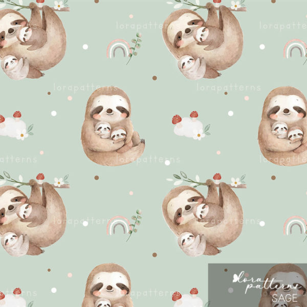 [Exclusive] Mommy and Baby Sloth - Image 6
