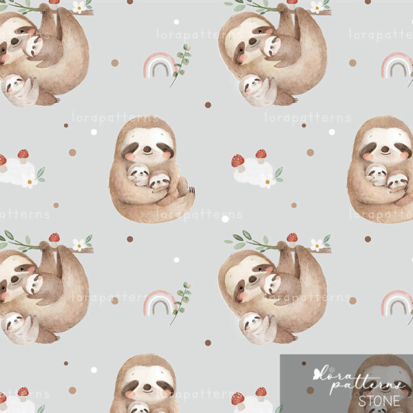 [Exclusive] Mommy and Baby Sloth - Image 4