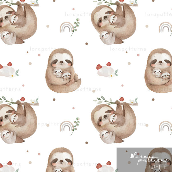 [Exclusive] Mommy and Baby Sloth - Image 2