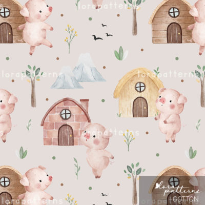 [Exclusive] Little Piggies and Their Houses
