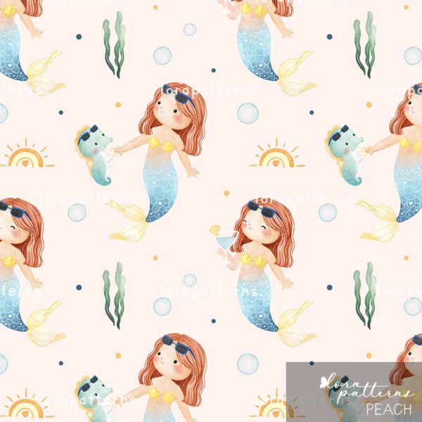 [Exclusive] Mermaid and Seahorse in Summer - Image 11