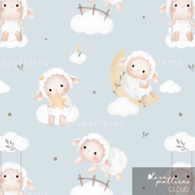 [Exclusive] Little Sheep Playing on the Clouds