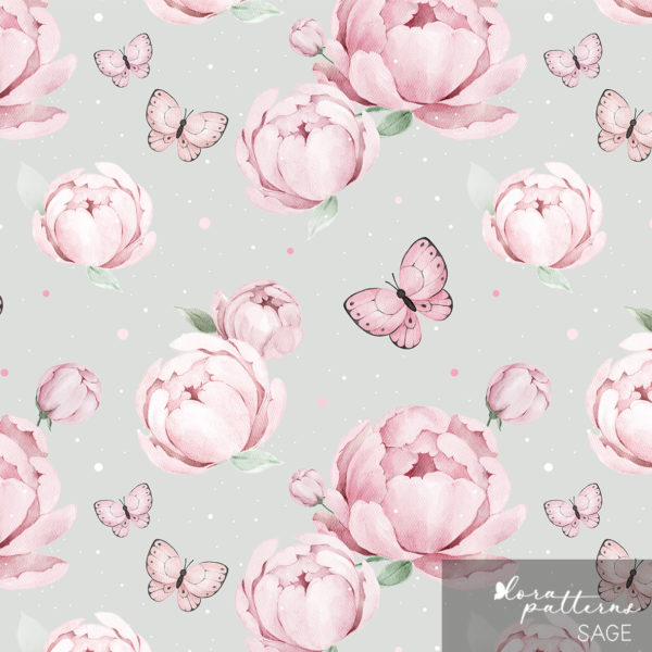 [Non-Exclusive] Peonies and Butterflies - Image 7