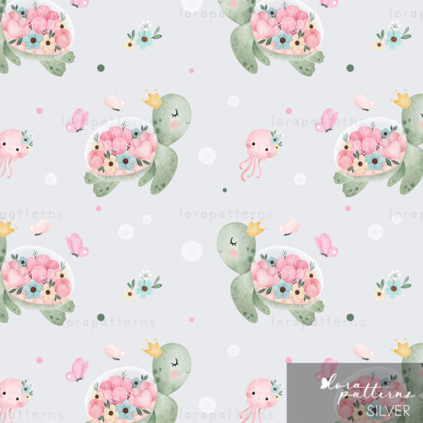 [Exclusive] Turtle and Flowers - Image 11