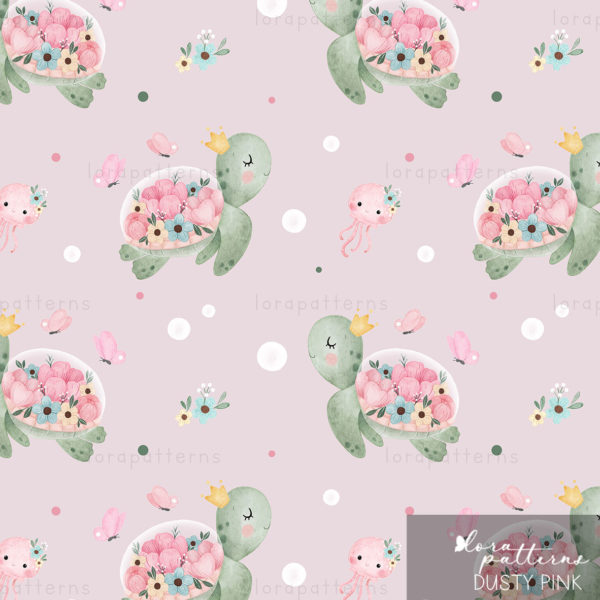 [Exclusive] Turtle and Flowers - Image 6