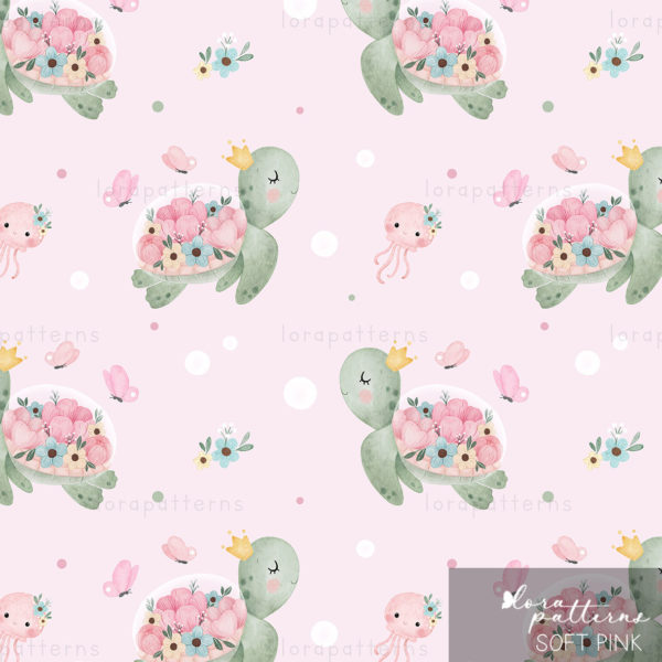[Exclusive] Turtle and Flowers - Image 5
