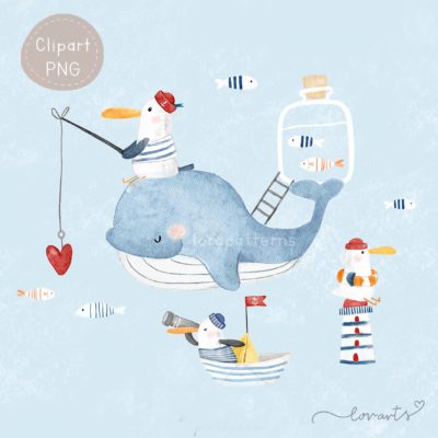 [Clipart PNG] Let's Go Fishing