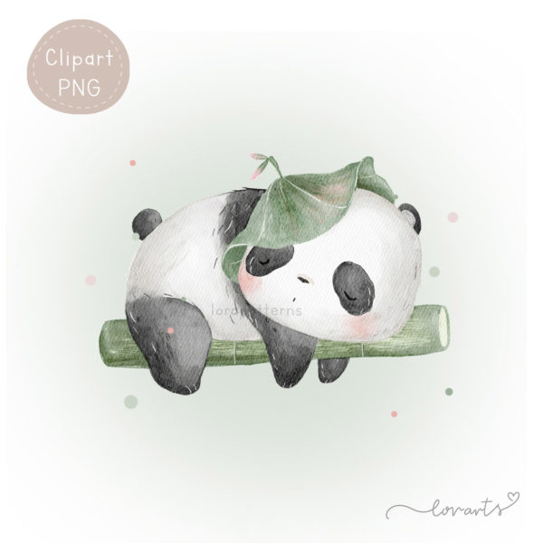 [Clipart PNG] Panda and Bamboo - Image 4