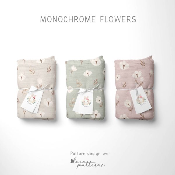 [Non-Exclusive] Monochrome Flowers - Image 10
