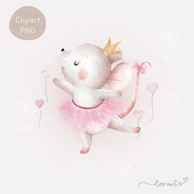 [Clipart PNG] Mouse Ballerina