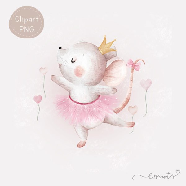 [Clipart PNG] Mouse Ballerina