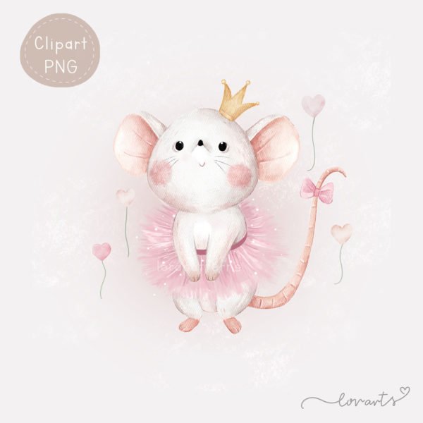 [Clipart PNG] Mouse Ballerina - Image 3