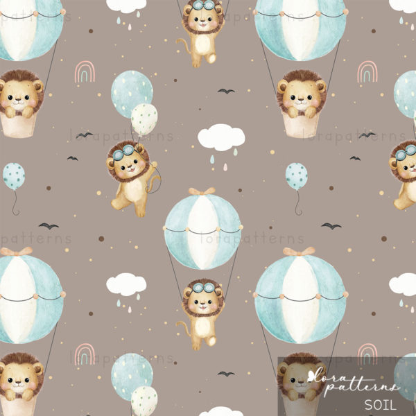 [Exclusive] Lion Flying with Balloons - Image 9