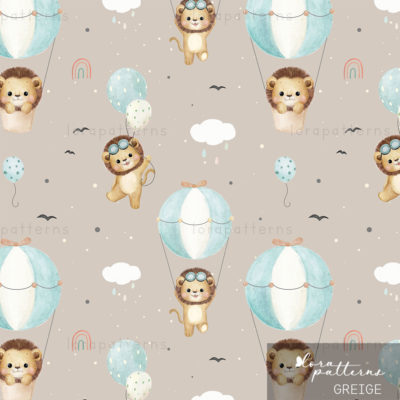 [Exclusive] Lion Flying with Balloons
