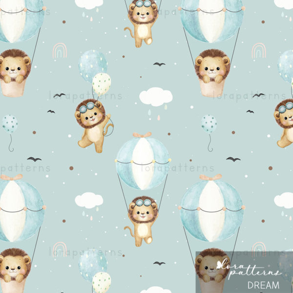 [Exclusive] Lion Flying with Balloons - Image 5