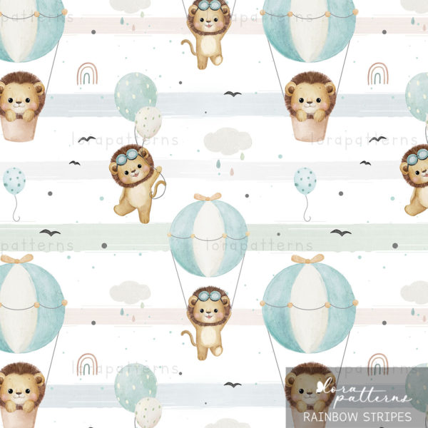 [Exclusive] Lion Flying with Balloons - Image 3