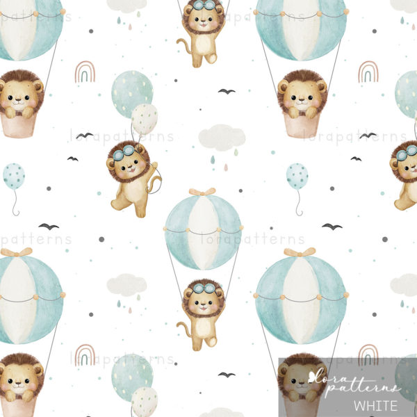 [Exclusive] Lion Flying with Balloons - Image 2