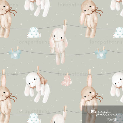[Exclusive] Little Bunnies' Laundry Day
