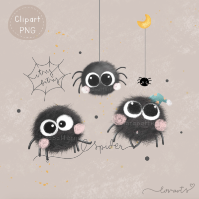 [Clipart PNG] Itsy Bitsy Spider