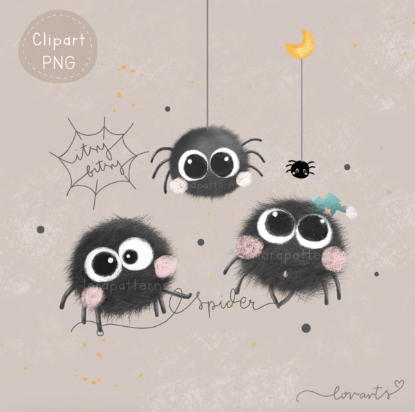 [Clipart PNG] Itsy Bitsy Spider