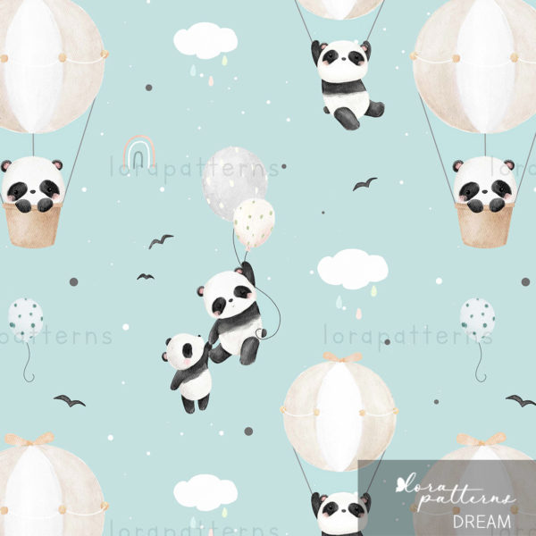 [Exclusive] Panda Flying with Balloons - Image 10