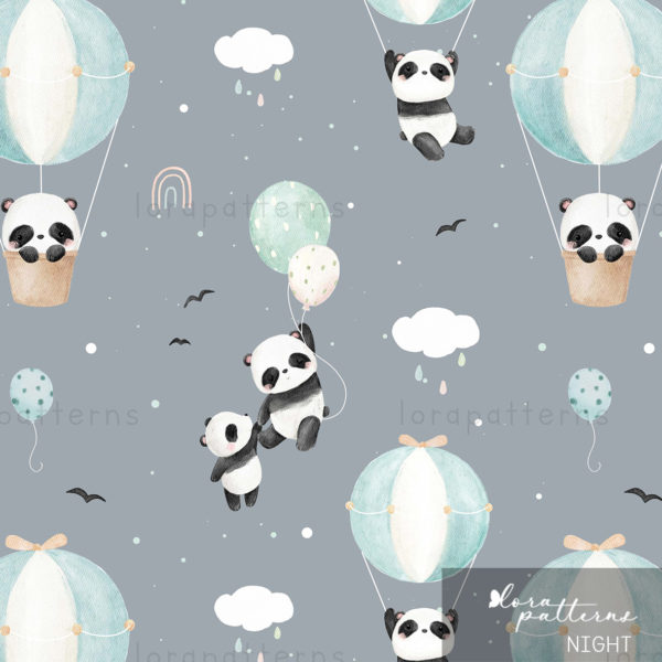 [Exclusive] Panda Flying with Balloons - Image 8