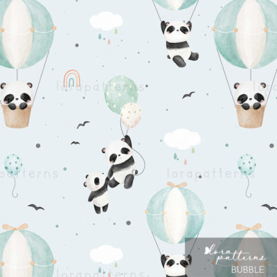 [Exclusive] Panda Flying with Balloons