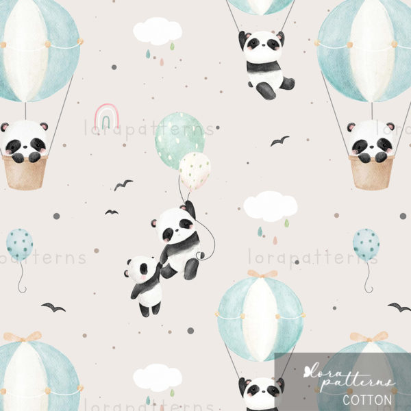 [Exclusive] Panda Flying with Balloons - Image 4