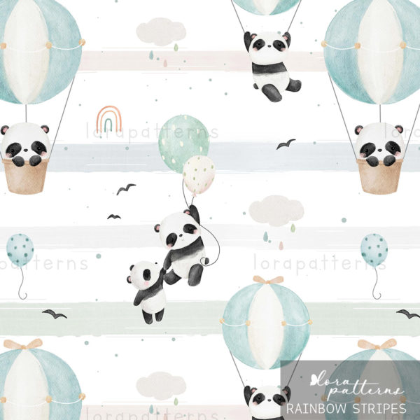 [Exclusive] Panda Flying with Balloons - Image 3