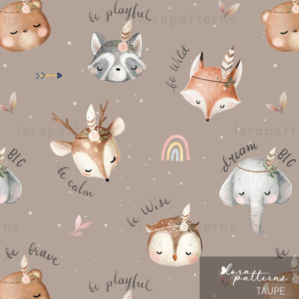 [Non-Exclusive] Boho Animals Head - Image 8