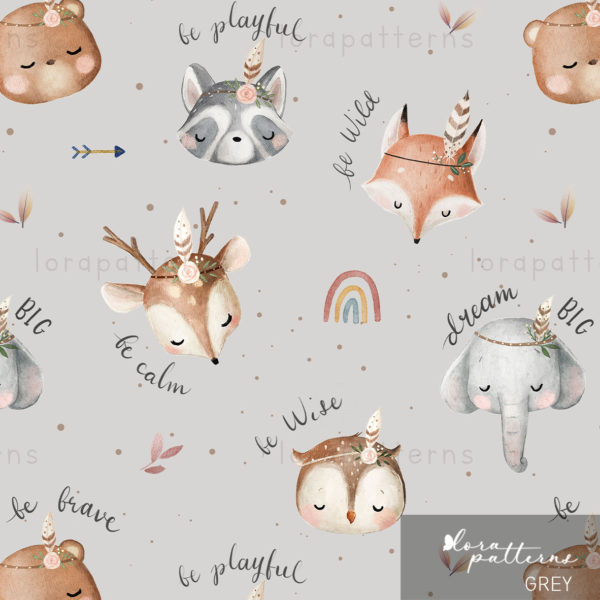 [Non-Exclusive] Boho Animals Head - Image 9