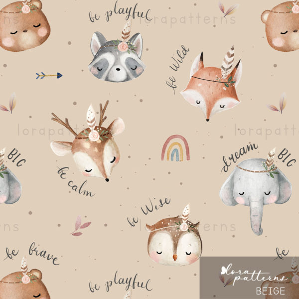 [Non-Exclusive] Boho Animals Head - Image 7